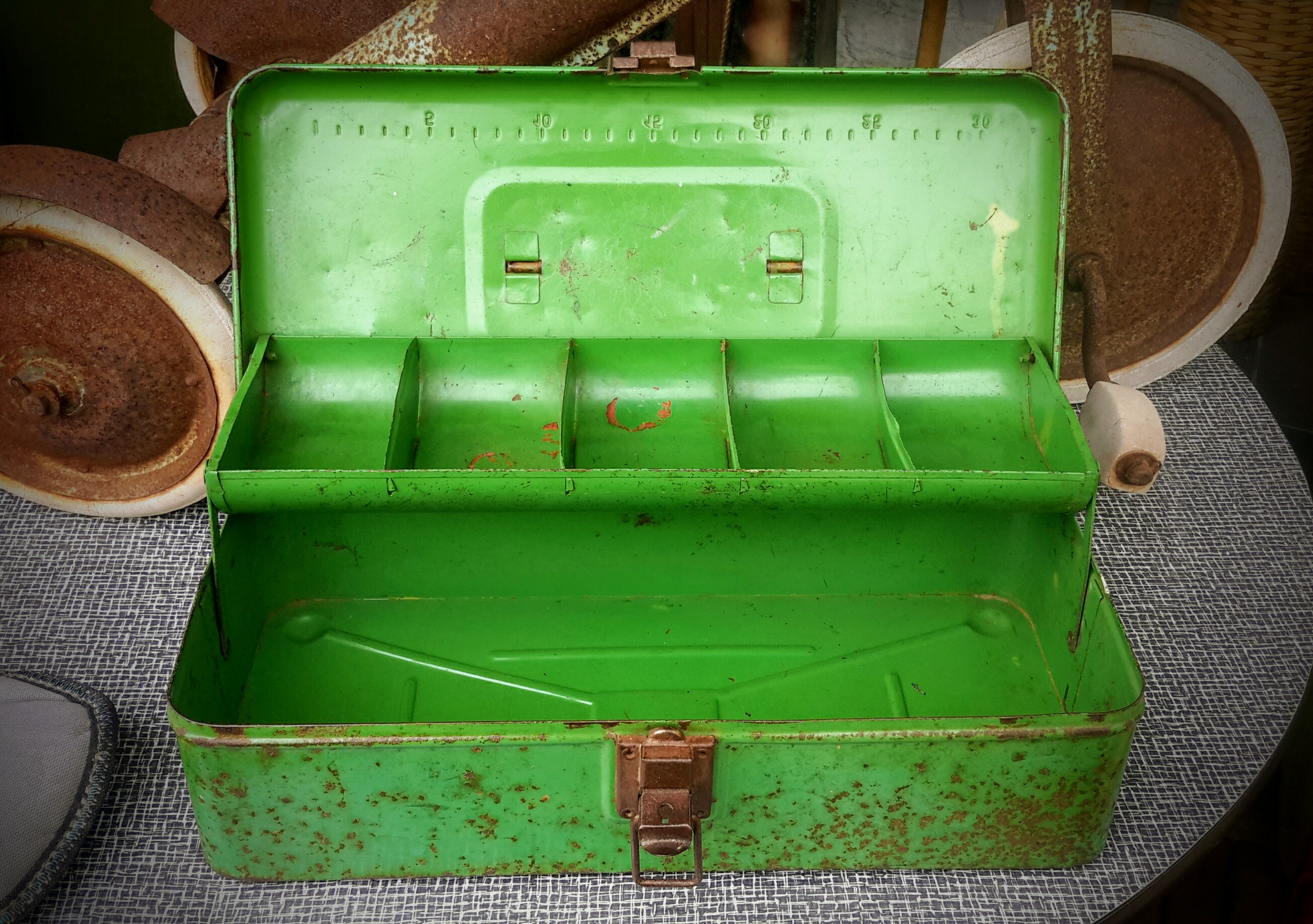 Leegte Ampère helpen Vintage gereedschapskist | Antiek en Curiosa