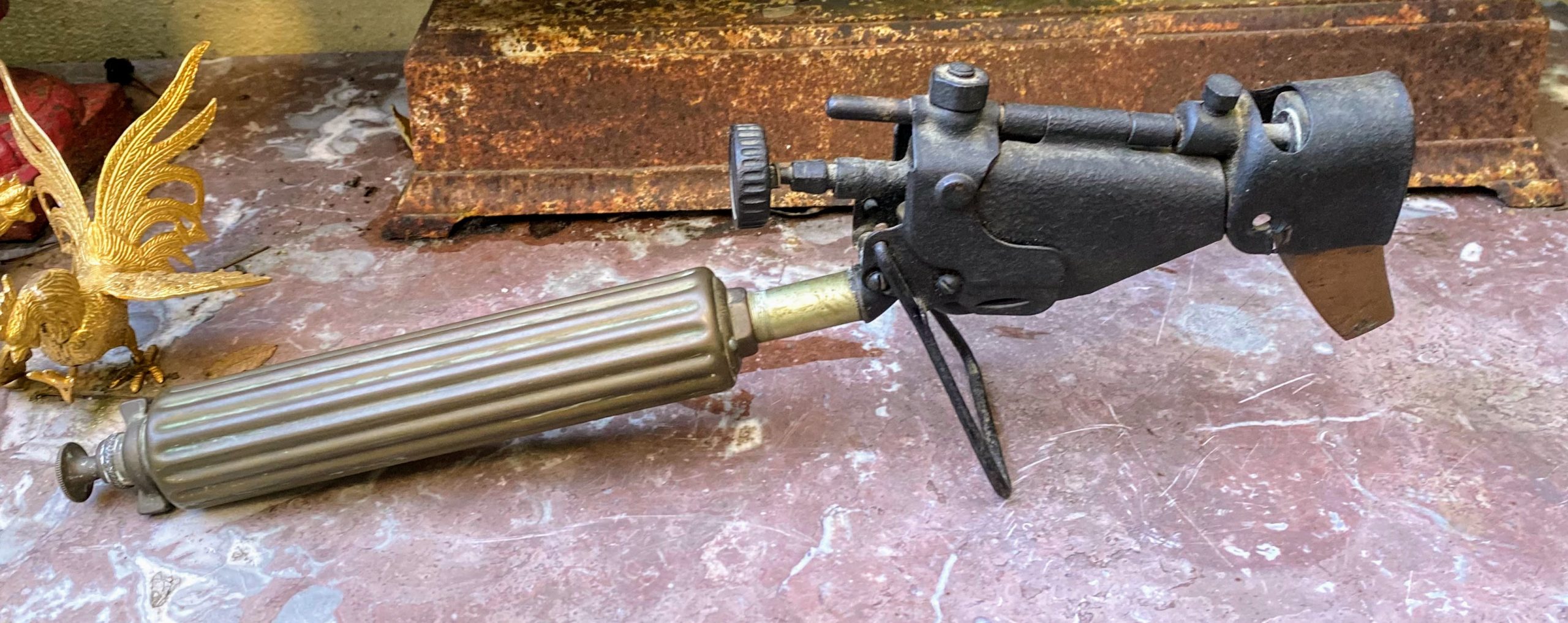 Leggen mezelf ingewikkeld Max Sievert Sweden – Antieke koperen soldeerbout met brander | Antiek en  Curiosa
